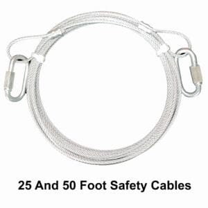 PTZ-C50 - 50 Foot Safety Cable